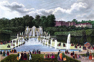 The Ch&acirc;teau de Saint-Cloud in 1845