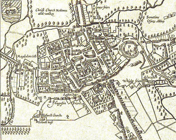 Image:John Speed's map of Oxford, 1605..jpg