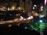 Francisco Fajardo Highway at night