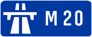 Image:UK motorway M20.PNG