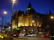 The Ch&acirc;teau Laurier in downtown Ottawa.