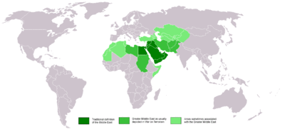 The Middle East can have varying definitions and boundaries