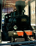 Locomotive of Lenin&rsquo;s train, on which he arrived at Finland Station, Petrograd in April, 1917.